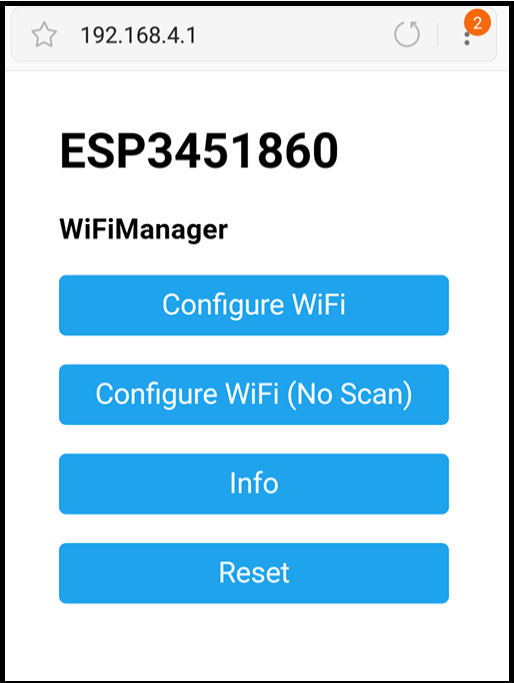Giao diện wifi manager